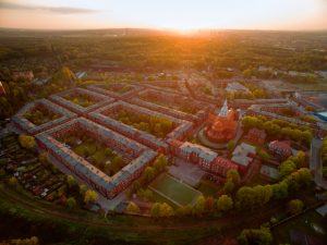 Nikiszowiec z drona