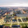 Katowice Korfantego z drona
